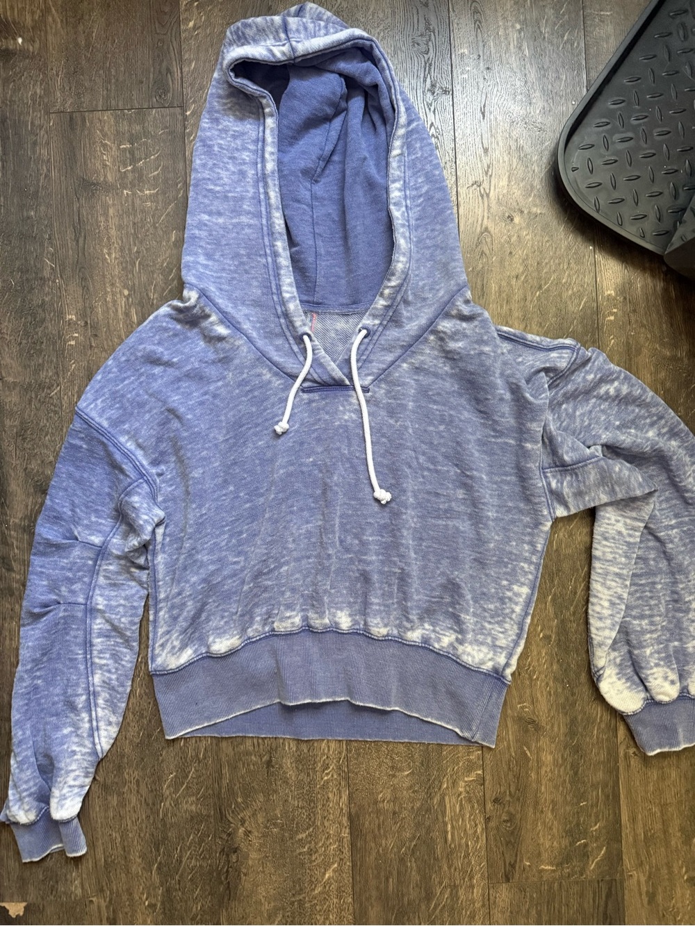 FP Movement by Free People Faded Periwinkle Cropped Hoodie